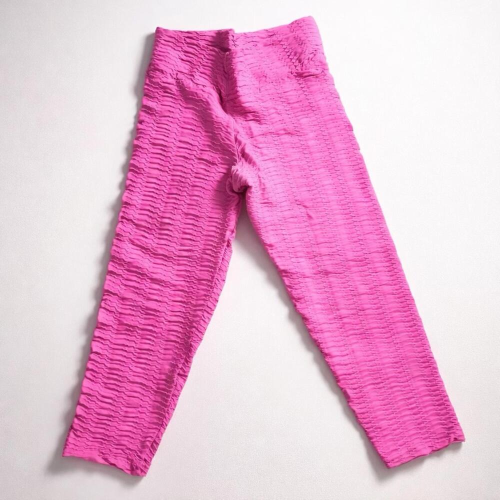 Booty by Brabants Pink Textured Leggings